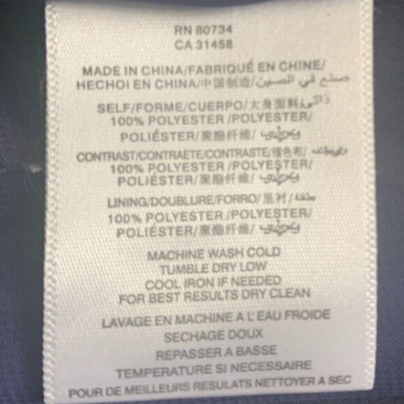 BCBGeneration Dress Multicolor Geometric Print Cap Sleeve Cutout Back Sz 10 #48i - Picture 8 of 9